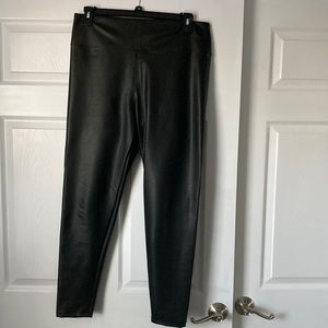 American Eagle Black Faux Leather Leggings